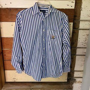 Vintage Ralph Lauren Blue & White Stripe Shirt
